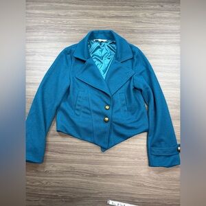 Criss Cross Blue Peacoat Size Medium